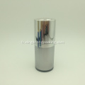 Flacon pompe airless rond rotatif 15ml 30ml 50ml couleur or de luxe